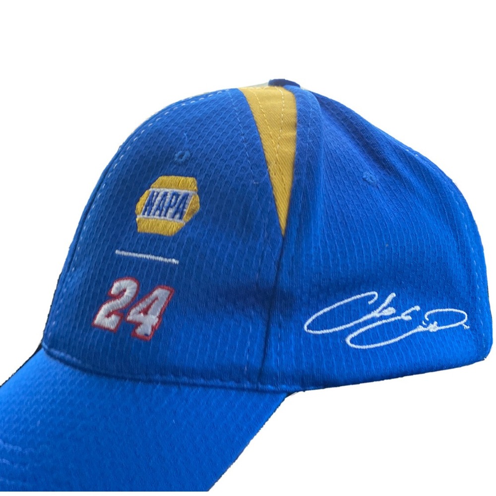 NASCAR NAPA Racing Hat Chase Elliott 24 Hendrick Motorsports Blue Baseball Cap